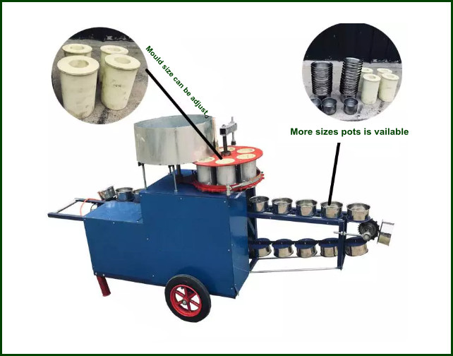 Flowerpots Soil Filling Machine for Soft Plastic Plant Nursery Pots